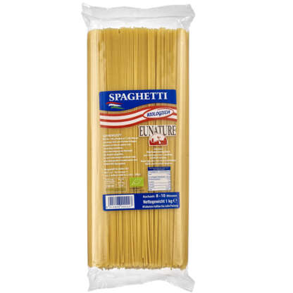 Bio Paste Spaghete din Grau Dur Eunature 1 kg
