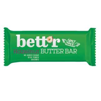 Bio Baton Hazelnut Butter Vegan Fara Gluten Bettr 30 g