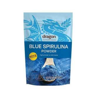 Bio Pudra de Spirulina Albastra Dragon Superfoods 75 g