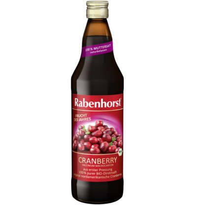 Bio Suc de Merisoare 100% Rabenhorst 750 ml