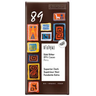 Ciocolata Neagra Bio Amaruie Vegana 89% Vivani 80 g