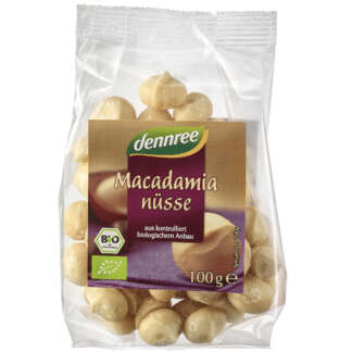 Nuci de Macadamia Bio Intregi Dennree 100 g