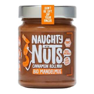 Crema Tartinabila Bio cu Unt de Migdale si Scortisoara Naughty Nuts 250 g
