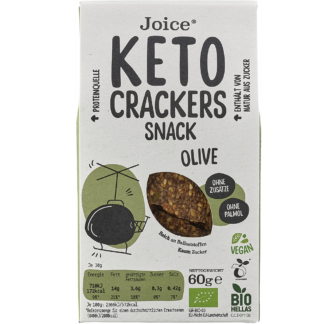 Crackers Keto Bio cu Masline Joice 60 g