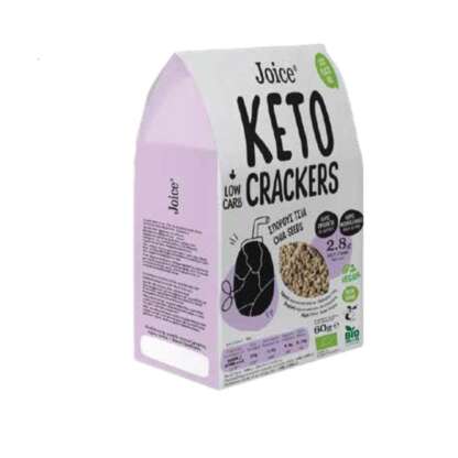 Crackers Keto Bio cu Seminte de Chia Joice 60 g