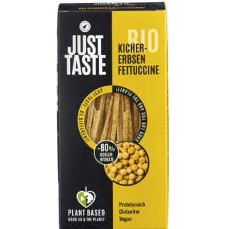 Paste Proteice Bio Fettuccine din Soia si Naut Just Taste 250 g