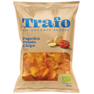 Chipsuri Bio de Cartofi cu Paprika Trafo 125 g