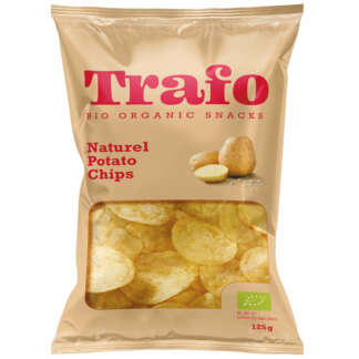 Chipsuri Bio de Cartofi cu Sare Trafo 125 g